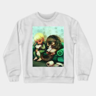 Stay home, Pangolin Crewneck Sweatshirt